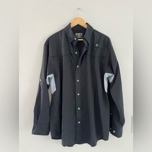 Mens Reel Legends Black Mariner II Shirt